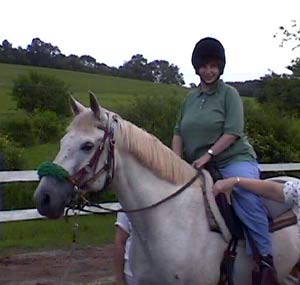 Randy brings joy to his rider Chris!